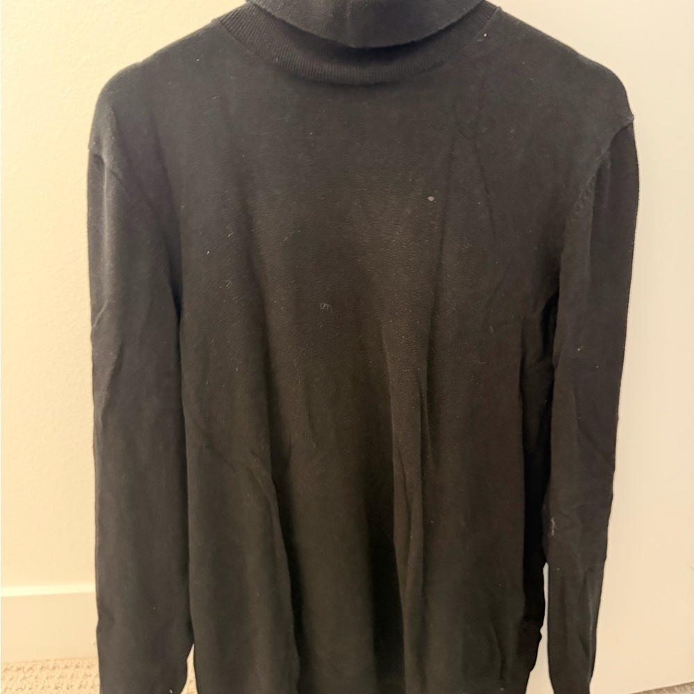 H&M Men's Black Turtleneck Sweater